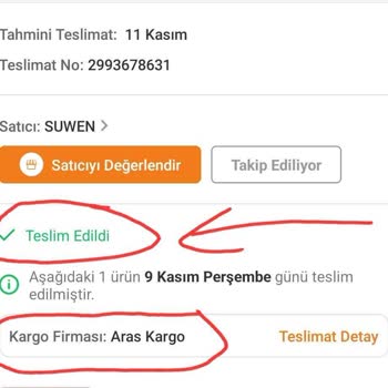Kargoyu Teslim Etmek İçin Uğraşmayan Firma: Aras Kargo