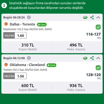 Bilyoner Tutan Kuponları Hesabıma Geçmedi