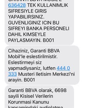 Garanti BBVA Güvenliğimiz Tehlikede