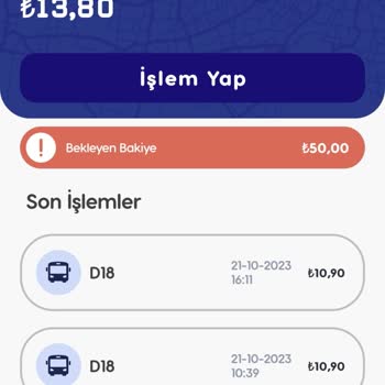 BURULAŞ Bursakart Mobil Uygulaması Karta Para Aktarılmaması Durumu