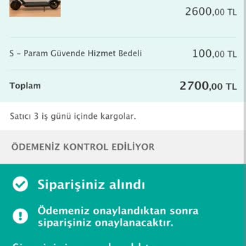E-ticaret Marka Taklidiyle Dolandırıcılık Birisi Parayı Aldı Ve Siparişimi Bana Göndermedi