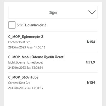 Eglencepte Uygulaması Haksız Ücret Alması