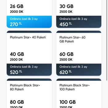 Turkcell Yüksek Tarife Ücretleri