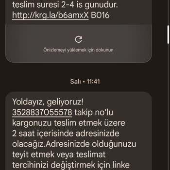 Aras Kargo Ve Saçma SMS'leri İle Ürünün Başka Kişiye Teslim Edilmesi