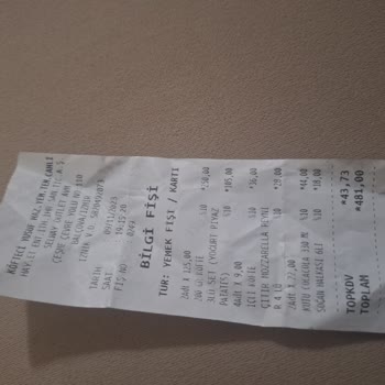 Köfteci Yusuf Fazla Hesap Ödedim