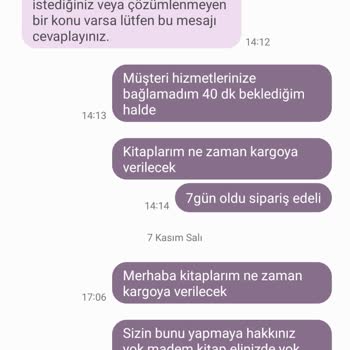 İsem Kitap Sipariş Verme Ve Geri Dönüt Olmaması