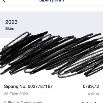 Penti'nin Parasını Aldığı Siparişi Teslim Etmemesi