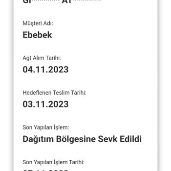 AGT Kargo Teslimat Yapmıyor