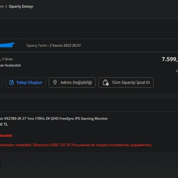 Pazaramada İademi İptal Ettiler