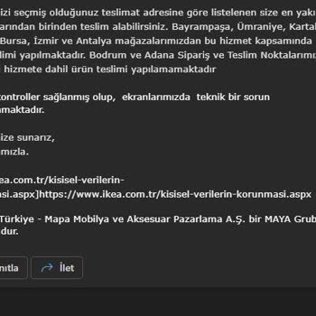 IKEA Stok Sorunu Ve Müşteri Memnuniyetsizliği