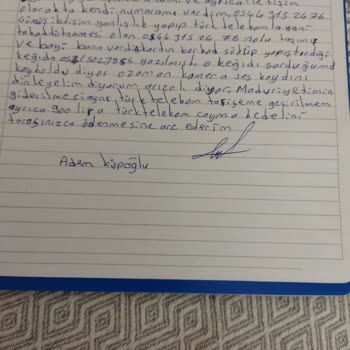 Vodafone Mağduriyeti Düzeltilmesi İstiyorum