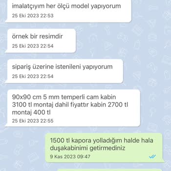 Sahibinden Duşakabin Sahte İlan