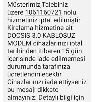 Kablo Net Haksız Nedenle Borç Çıkartması