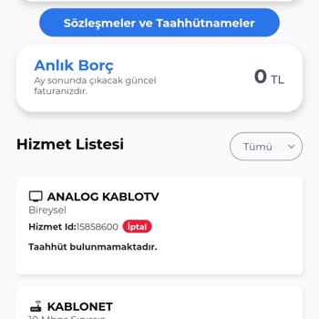 Kablo Net Haksız Nedenle Borç Çıkartması