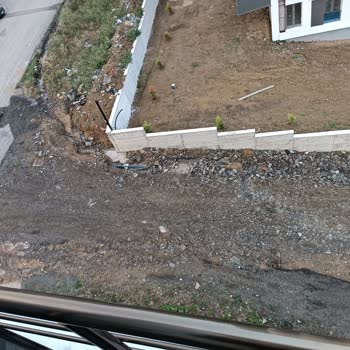 Atakum Belediyesi Yol Çalışması Kaldırım Çalışması
