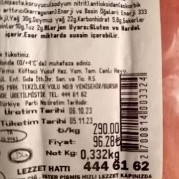 Köfteci Yusuf Tarihi Geçmiş Ürün