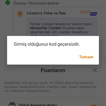 Migros Kampanya Kodu Kullanılamıyor