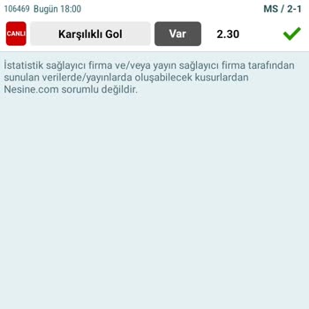 Nesine Param Yatmıyor Kazandığım Halde