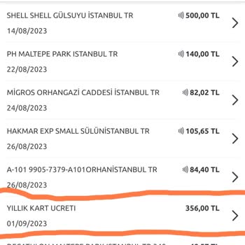 Yapı Kredi Bankası Aidatımın Geri Verilmesi