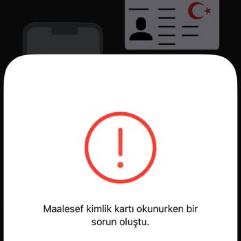 e-Devlet (Turkiye.gov.tr) T.C. Kimlik Kartı NFC Çipi Okumuyor