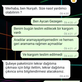 Kargoist Firması Çok Vasat Vurdumduymaz Tavırları