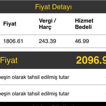 Ucuzabilet Değişimde Extra Ücret Fazlalığı