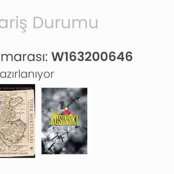 D&R Siparişim Kargoya Verilmedi