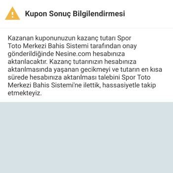 Nesine Para Yatmama Durumu