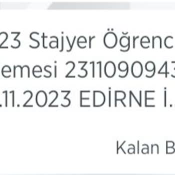 Kariyer Kapısı Staj Ücretim Söylenen Miktar Yatırılmadı