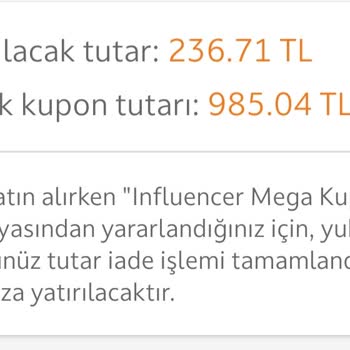 Trendyol Kuponu İade Etmedi