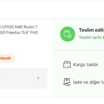 Hepsiburada'dan Aldığım Asus Laptopun Garantisi 3,5 Ay Önce Başlamış