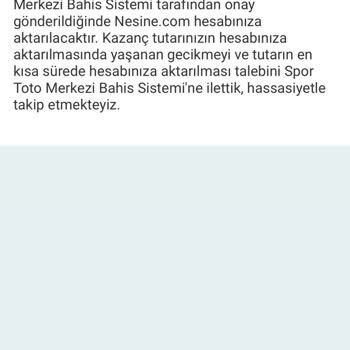 Nesine Kazanan Kuponun Parası Hesaba Geçmiyor