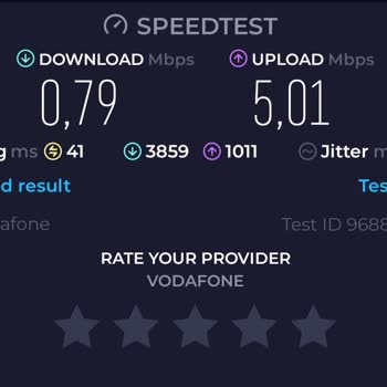 Vodafone Mobil İnternet Hızı Yerlerde