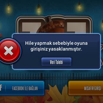 101 Okey Plus Haksız Şekilde Ban