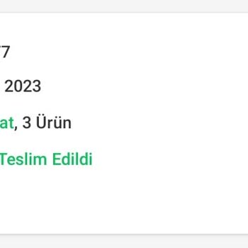 Trendyol Siparişim Bana Ulaşmadı