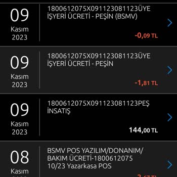 Yapı Kredi İş Yeri Pos Cihazı Kesintileri