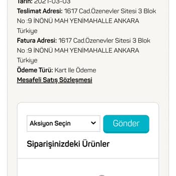 Arzum Garanti Verilen Ürüne Ücret Talebi