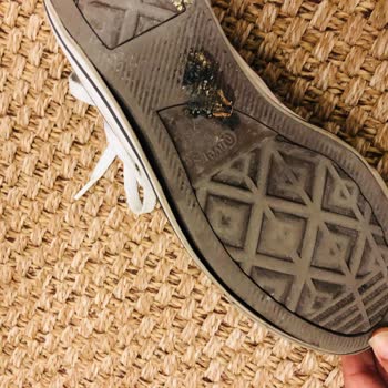 Teki Kendi Kendine Parçalanan Converse