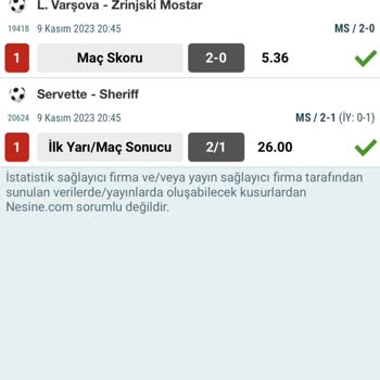 Nesine.com Merkezi Bahis Sisteminden Onay Beklemesi