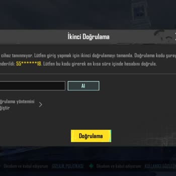 PUBG (Pubgmobile.com) Hesabımın Güvenliği Tehlikede!