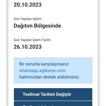 AGT Kurye 1 Ay Ay Oldu Hala Kargomu Getirmedi