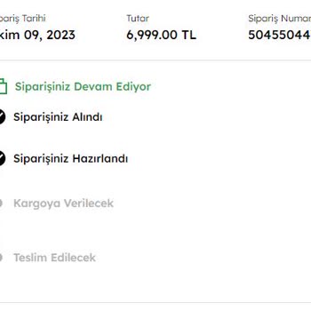 Derimod Ürün Teslim Edilmiyor.