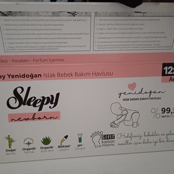 Sleepy Islak Bebek Havlusunda Ekşi Bir Koku