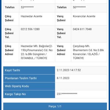 Sürat Kargo Kaybolan Kargo Aktarma Merkezinde Kaybolmuştur
