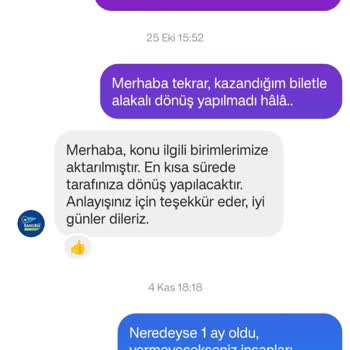Kamil Koç Çekilişten Kazandığım Bilet 1 Aydır Verilmedi!