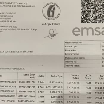 Emsan Mutfak Faturası Kesilen Ve Satın Alınan Ürünün Gelmemesi