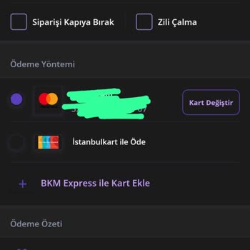 Getir Ödeme Ekranındaki Fiyat Farkı