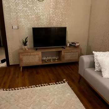 Vivense Kapris Koltuk Takımı Hazeran TV Ünitesi Hasarlı Ürün