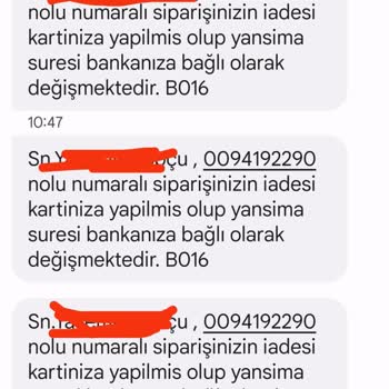 Watsons Online Sipariş İptali
