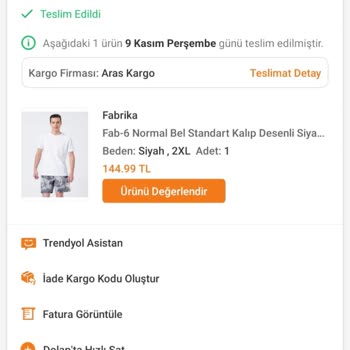 Aras Kargo Eve Teslim Edilmeyen Kargo